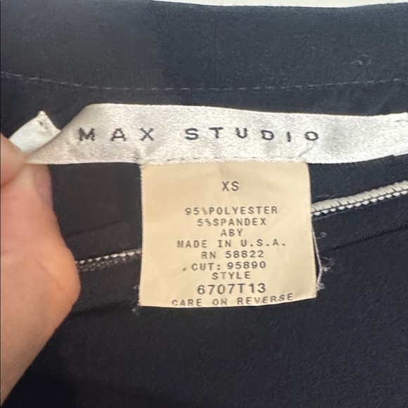 Max Studio Black Maxi 2 Piece Set - Picture 7 of 13